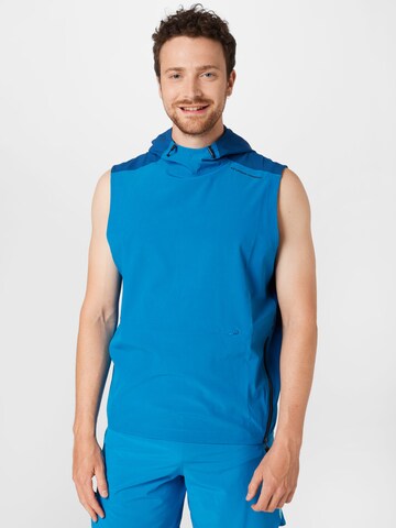 Veste de sport UNDER ARMOUR en bleu : devant