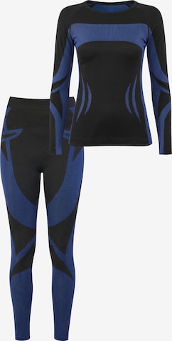 normani T-shirt Ondergoedsets in Zwart: voorkant