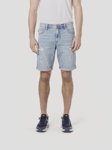 Loosefit Jean KOROSHI en bleu : devant