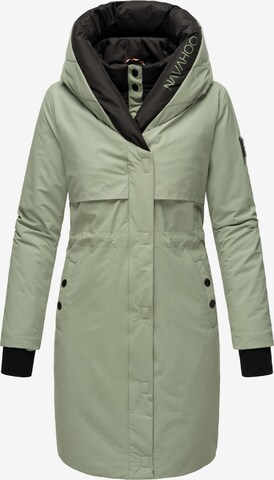 NAVAHOO Raincoat 'Snowelf' in Green: front