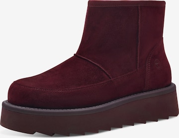 Boots Tamaris en rouge : devant