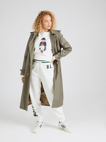 Tapered Pantaloni di Polo Ralph Lauren in bianco