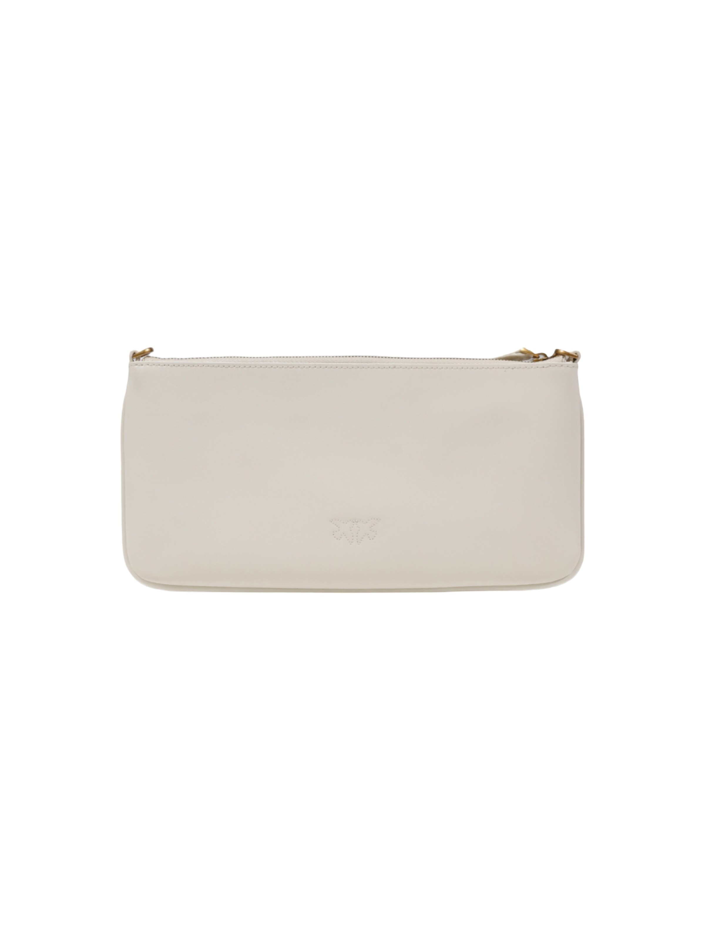 PINKO - Bolso saco 'HORIZONTAL FLAT VITELLO SETA 102747 A0F1' en blanco