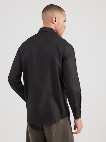 ARMANI EXCHANGE Regular fit Button Up Shirt in Black