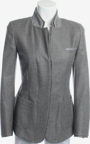 Brunello Cucinelli Blazer in XS in Grey: front