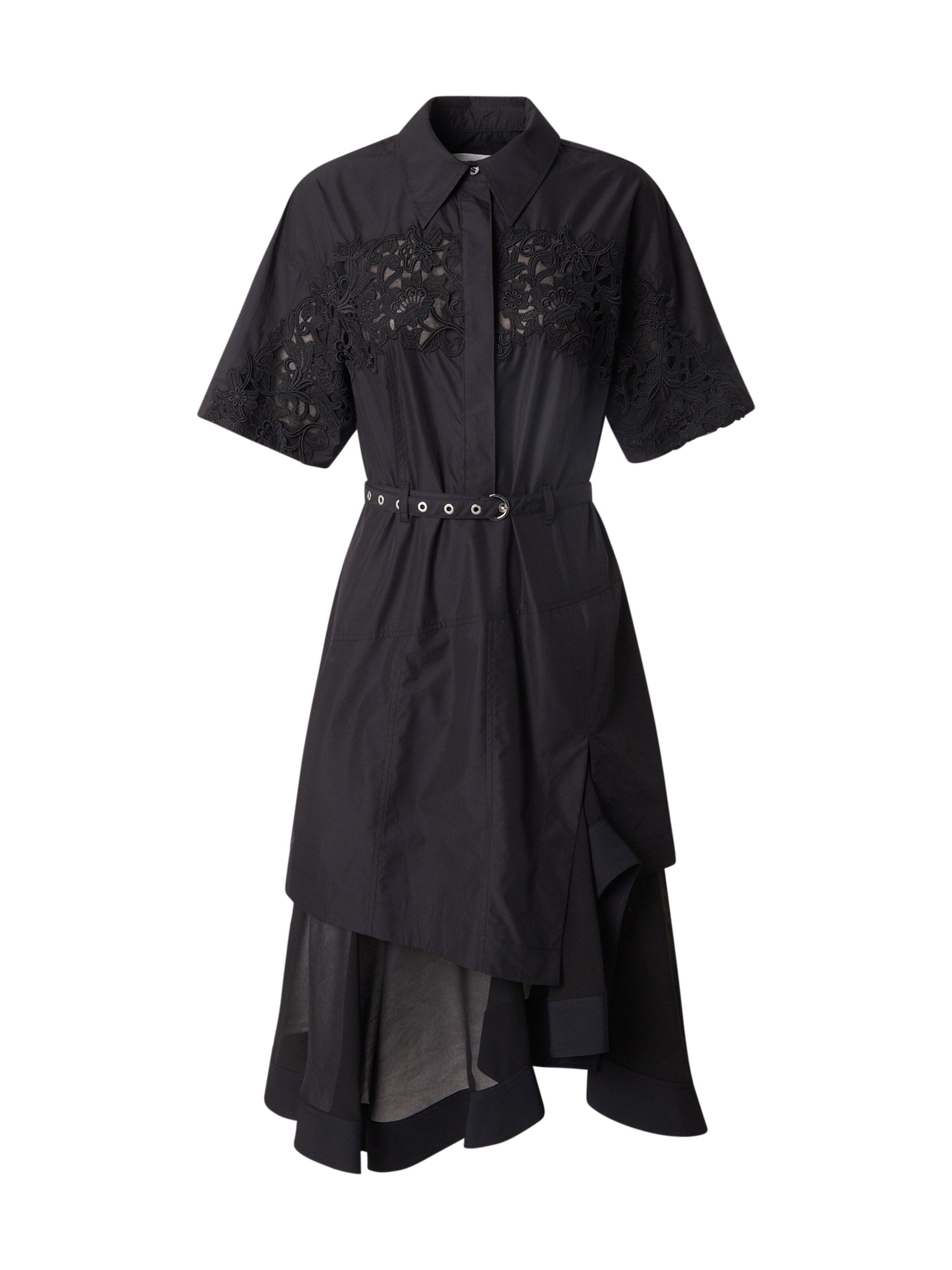 3.1 Phillip Lim Kleit, värv must: eest vaates