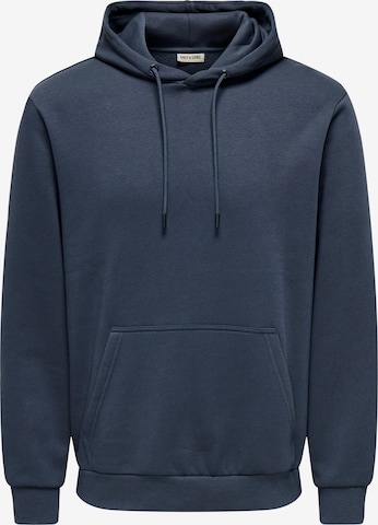 Only & Sons Regular Fit Collegepaita 'ONSCERES' värissä sininen: etupuoli