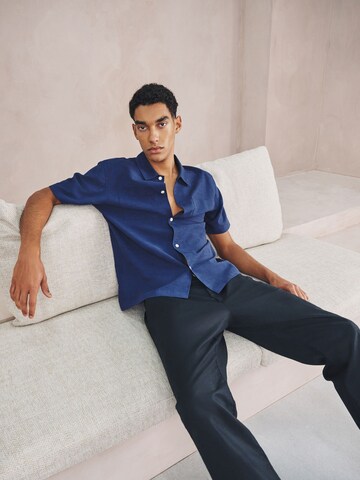 Next Средняя посадка Рубашка в Синий