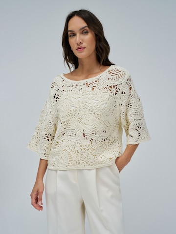Salsa Jeans Trui in Beige: voorkant