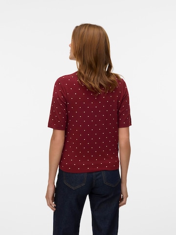 VERO MODA Pullover 'VMSaba' i rød