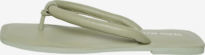 VERO MODA Tongs 'Cere' en vert pastel, Vue avec produit