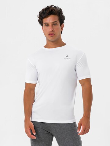 T-Shirt fonctionnel MOROTAI en blanc : devant