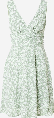 SISTERS POINT Dress 'GABBI' in Green: front
