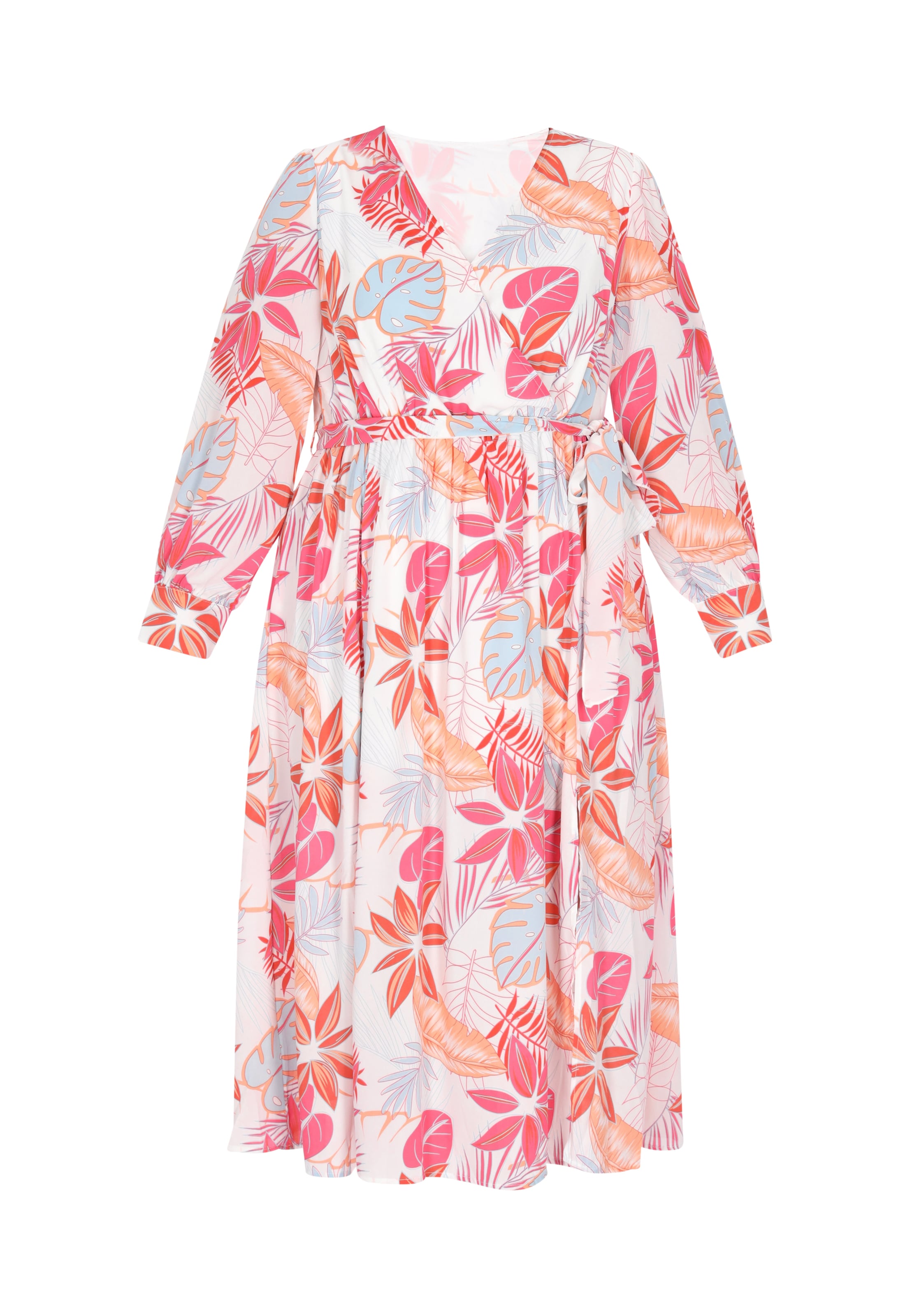 Usha Jurk in Gemengde kleuren: voorkant