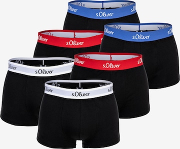 s.Oliver Boxershort in Schwarz: predná strana