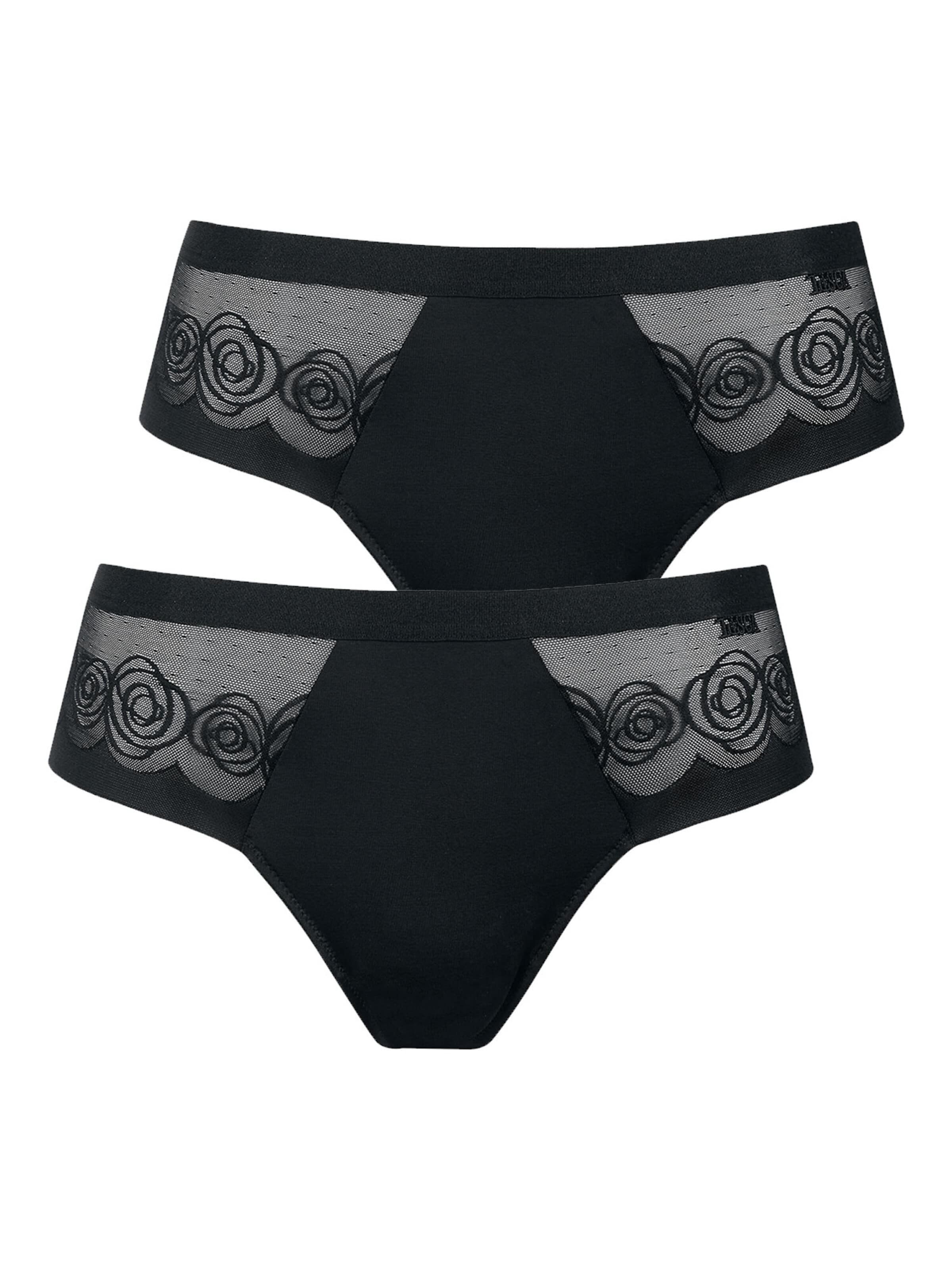 Lisca Boyshorts 'Ruby' in Black: front