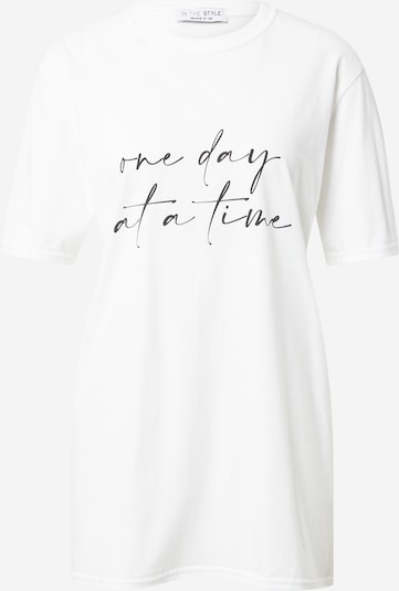 In The Style T-Shirt in schwarz / weiß, Produktansicht