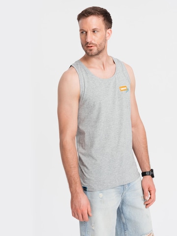 Ombre Shirt in Grey: front