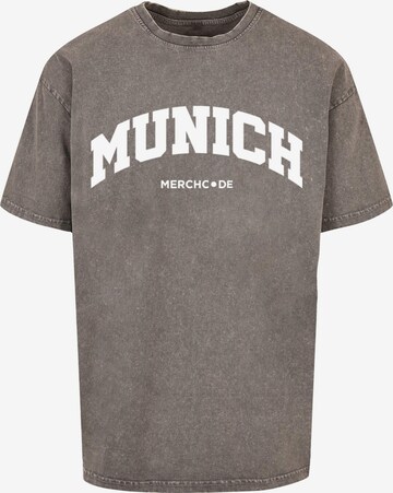 Merchcode Shirt 'Munich' in Grau: predná strana