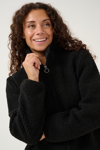 Love Copenhagen Fleece jas 'Vigga' in Zwart