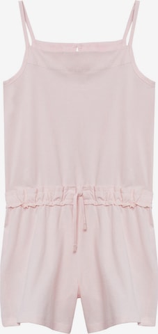 MANGO KIDS Overall 'BALEAR' in Pink: front
