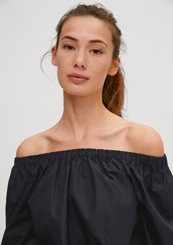 comma casual identity Bluse in Schwarz