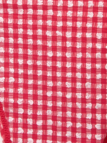 Pull&Bear Bikini hlačke | rdeča barva