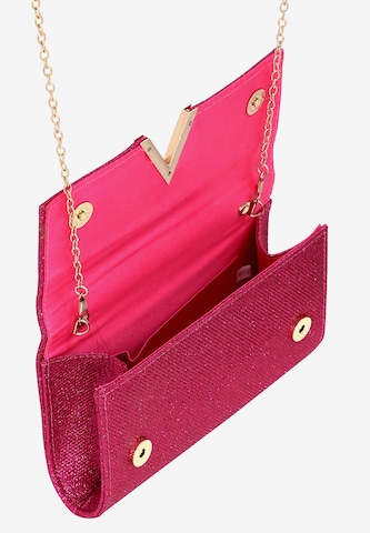 rozā faina "Clutch" stila somiņa