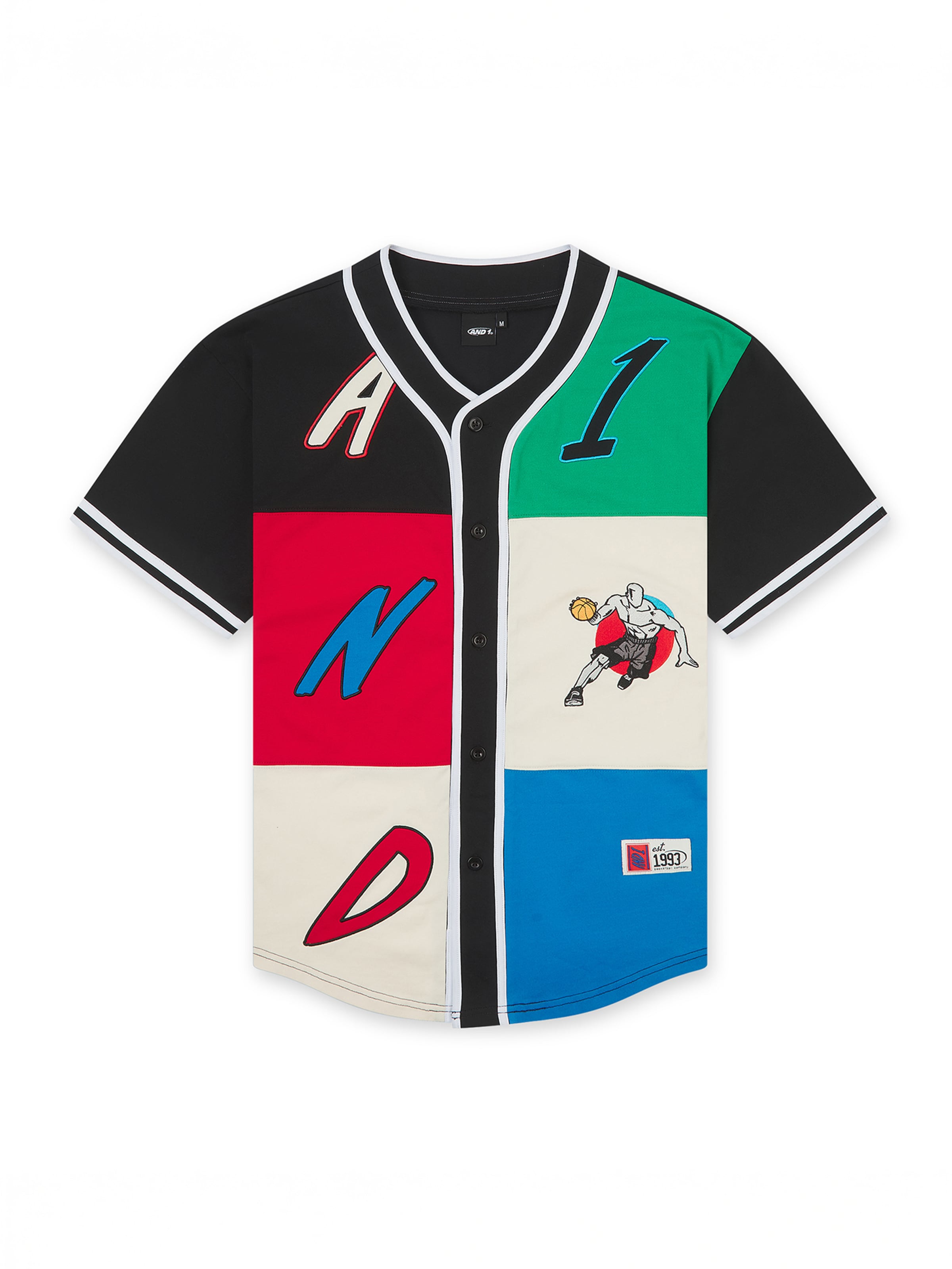 AND1 Koszulka w kolorze czarny: przód