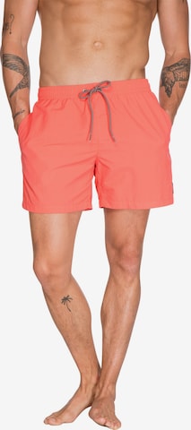 PROTEST Badeshorts 'FAST' in Rot: Vorderseite