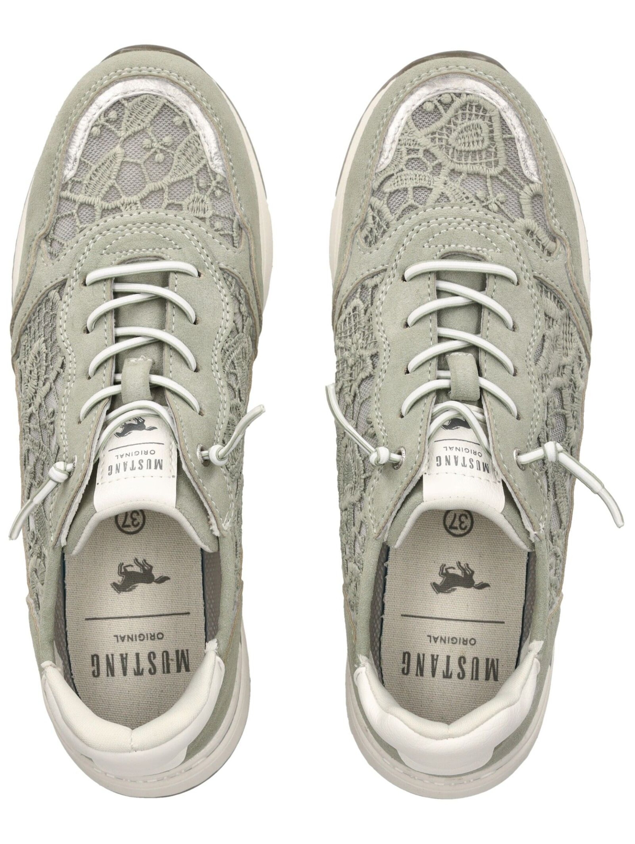 MUSTANG Platform trainers in Green