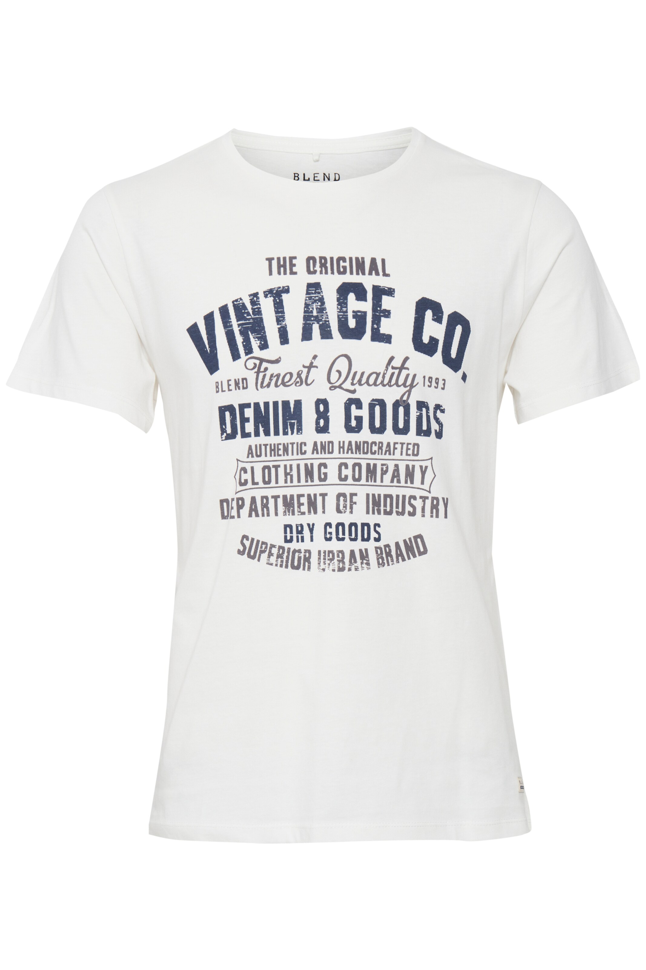 BLEND Shirt 'VADIM' in Wit: voorkant