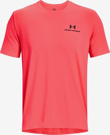 UNDER ARMOUR Performance Shirt 'Energy' in Orange: front