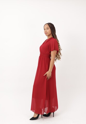 Robe de soirée Elara en rouge