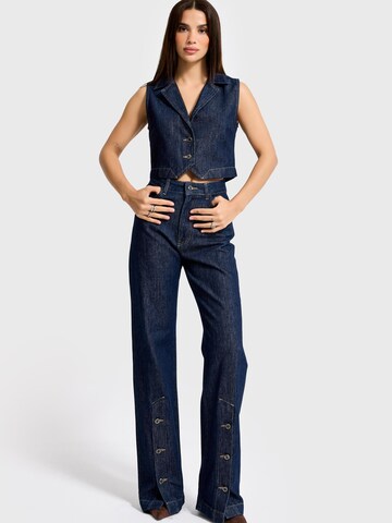 Gilet 'DENIM WAISTCOAT' IT'S BASIC en bleu