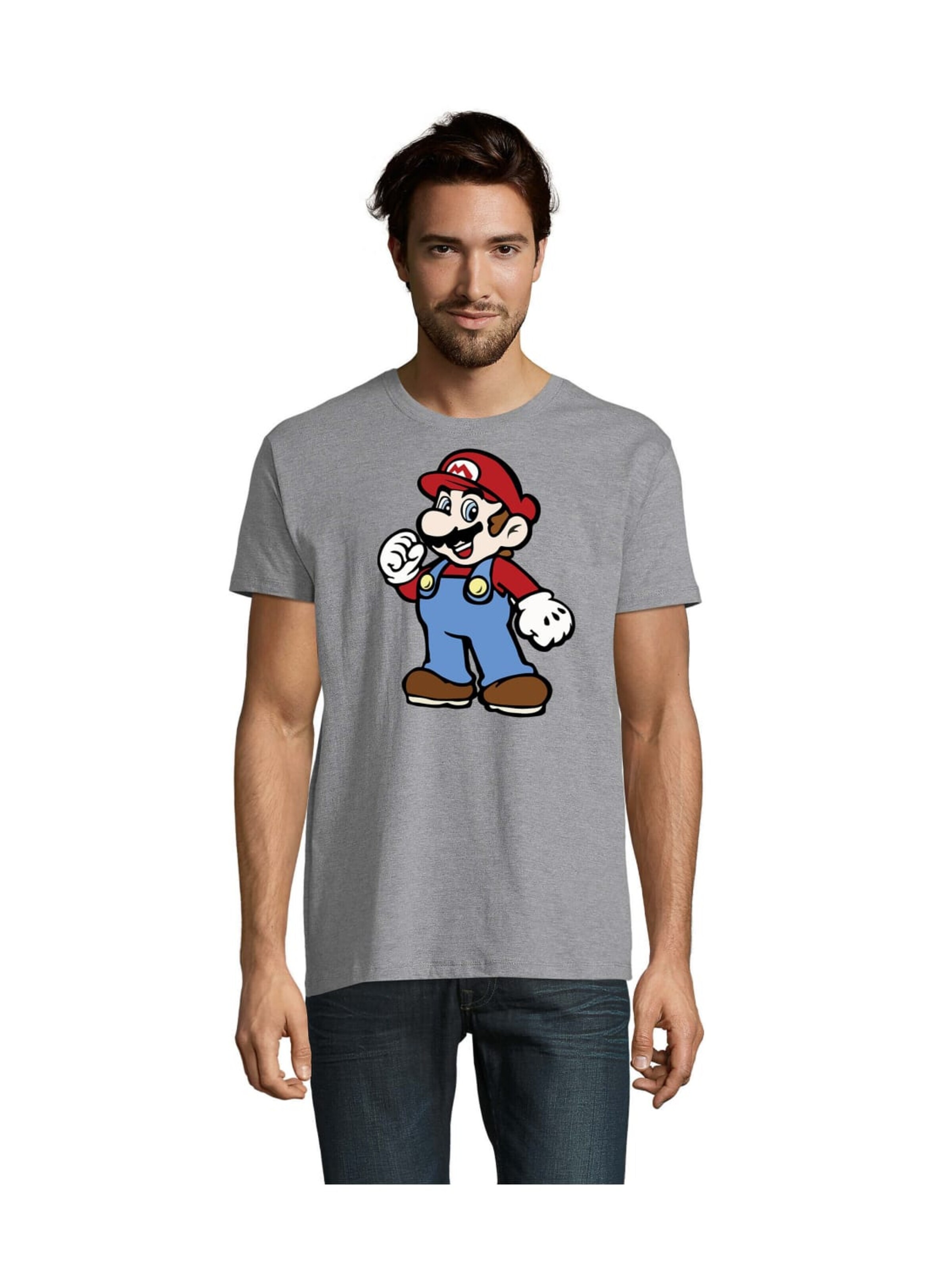 Blondie & Brownie Shirt 'Mario2' in M in Grey, Item view