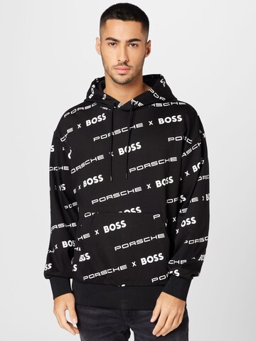 BOSS Sweatshirt 'Sullivan' in Zwart: voorkant