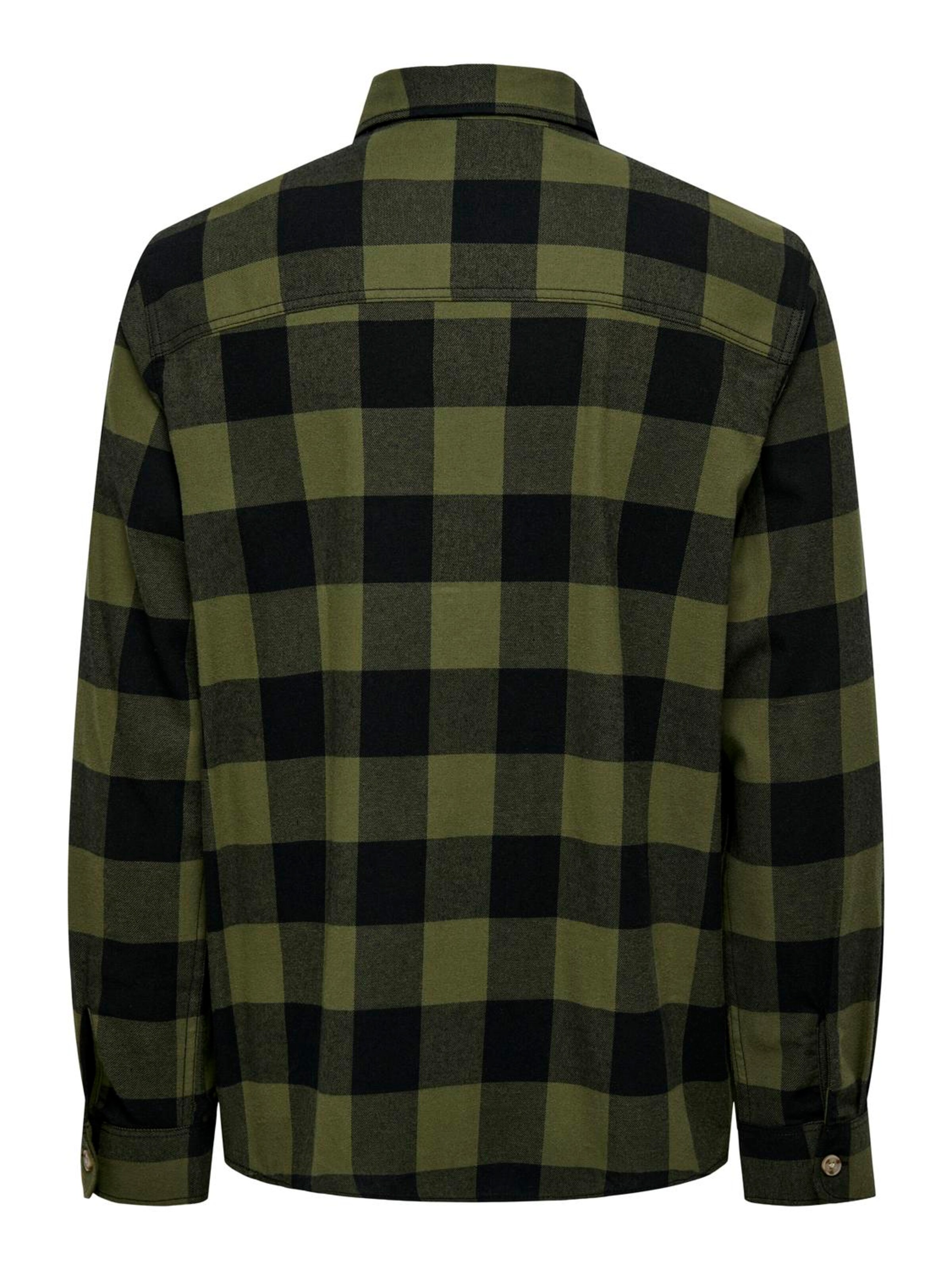 Only & Sons - Ajuste regular Camisa 'MASON' en verde