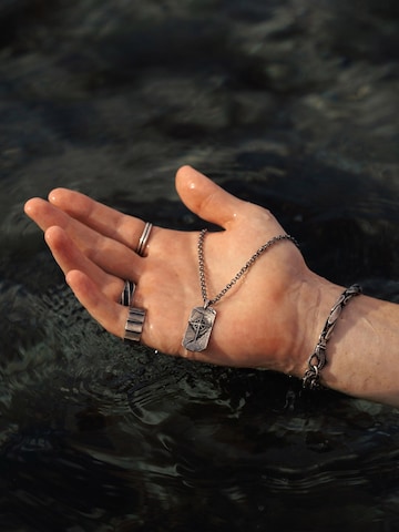 REYTEL Armband 'TURBEN'‌‌‌‌‌‌‌‌‌‌ in Silber