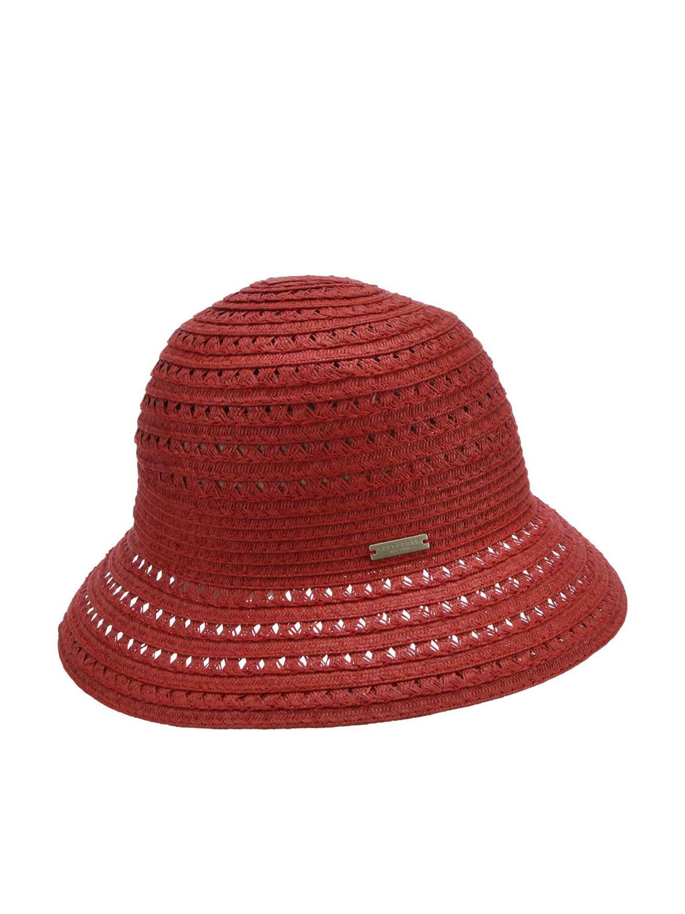 Seeberger Hat 'Hut' in Red: front