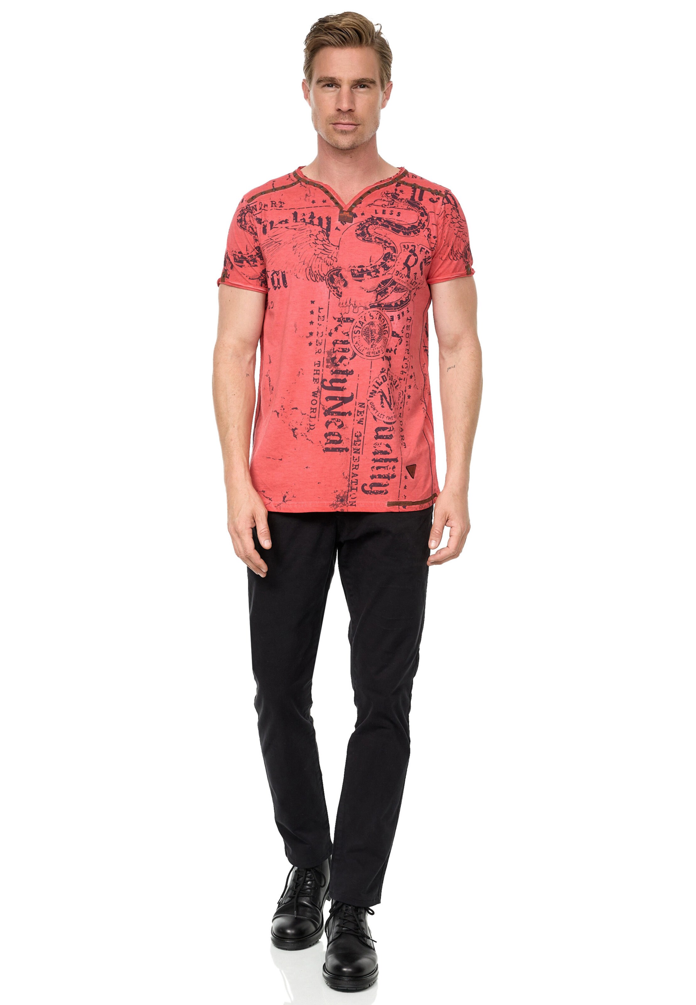 Rusty Neal Shirt in Rood