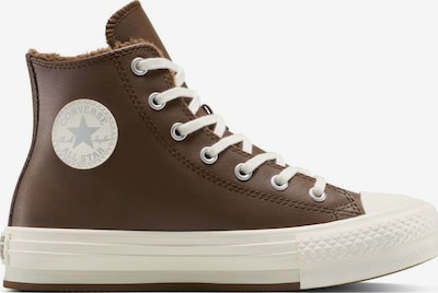 CONVERSE Baskets hautes 'Converse Chuck Taylor All Star Lift Leather Platform' en 38 en marron, Vue avec produit