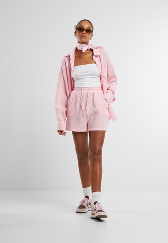 Urban Classics Bluse in Pink