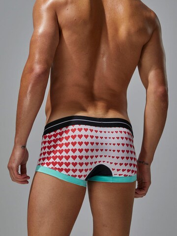 SEOBEAN Boxershorts 'Love Heart'‌‌‌‌‌‌ in Rot