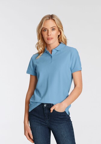 FRUIT OF THE LOOM Shirt in Blau: predná strana