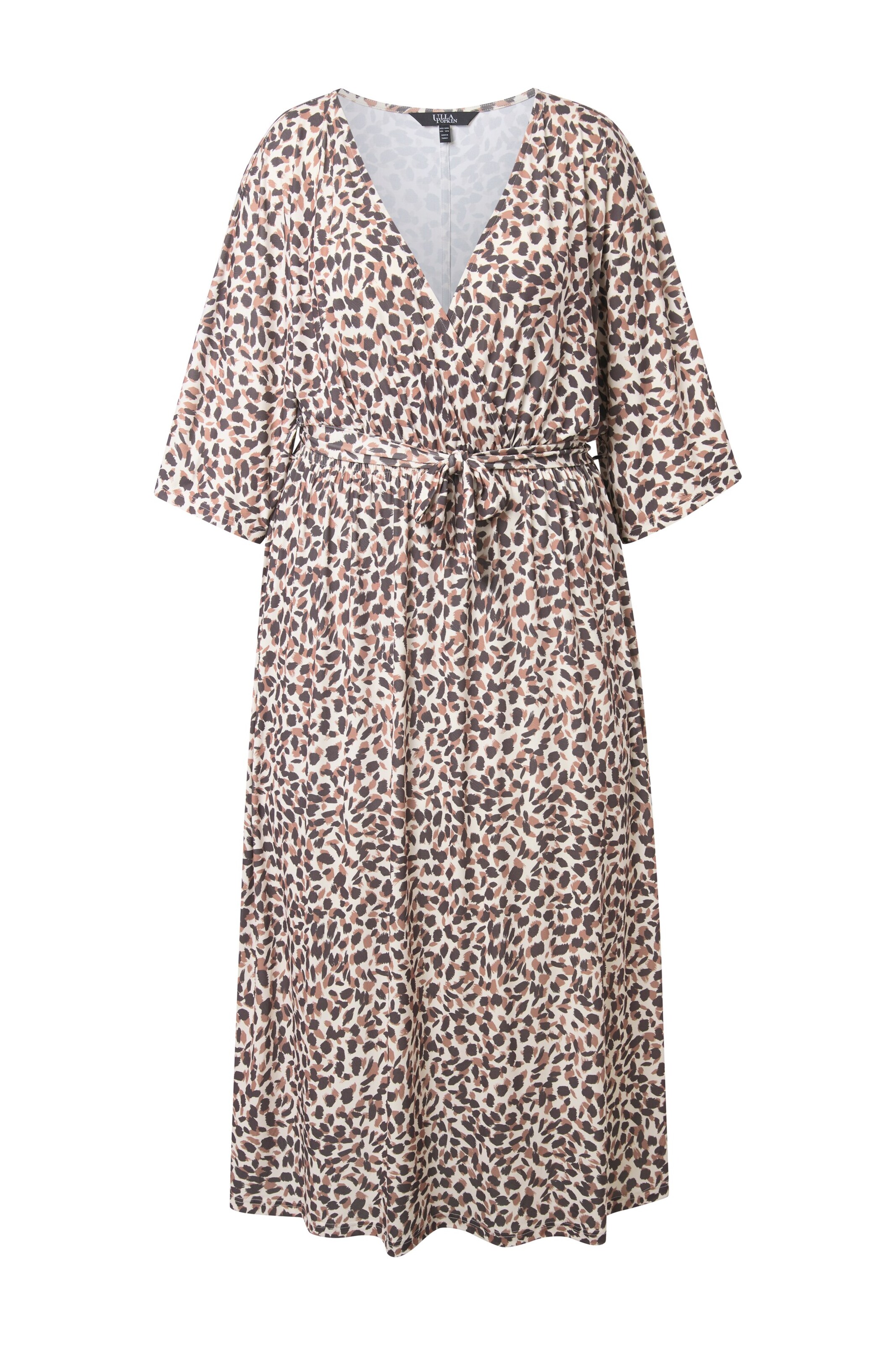 Ulla Popken Kleid in Beige: Vorderseite