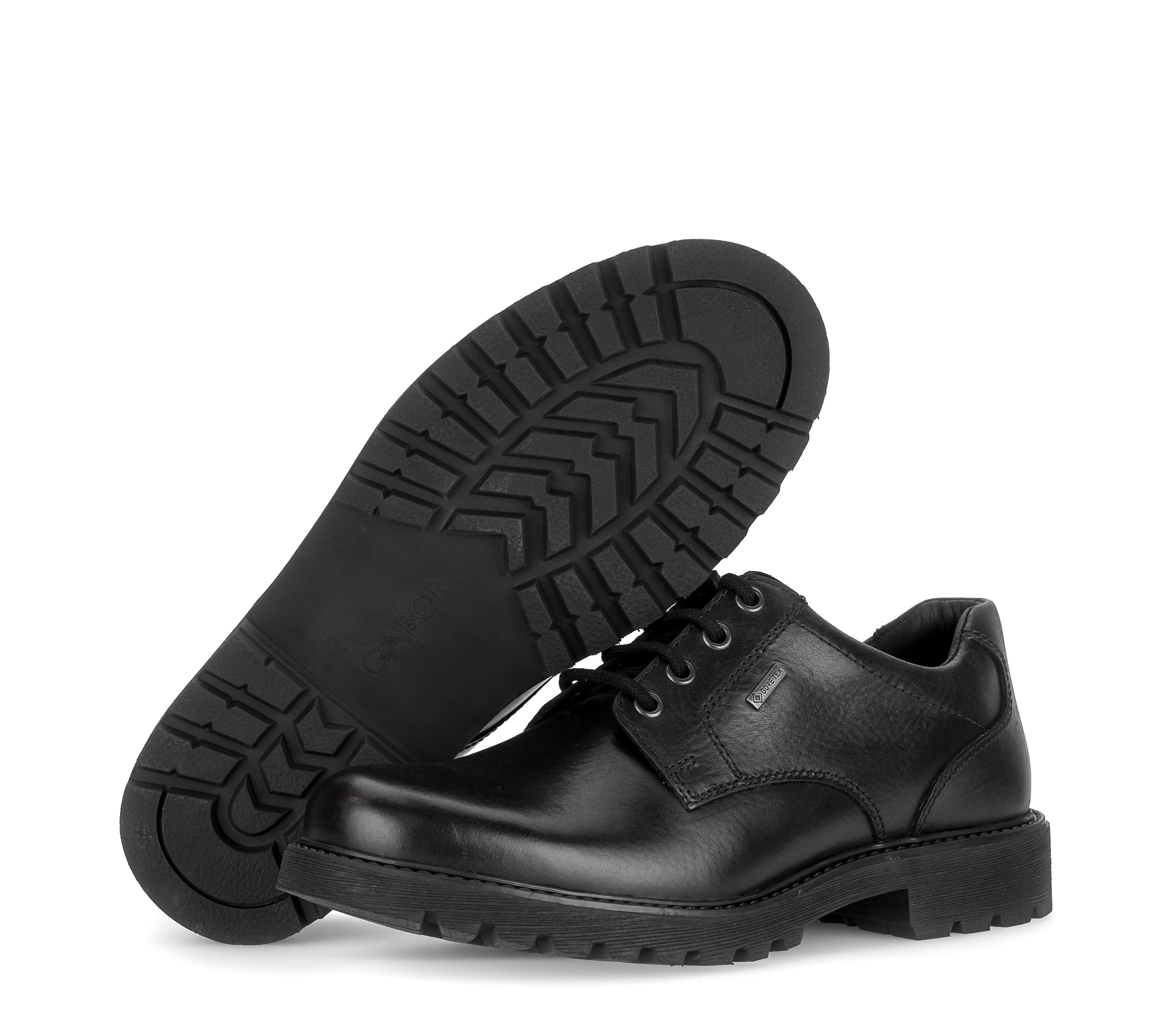 GABOR Lace-Up Shoes in Black