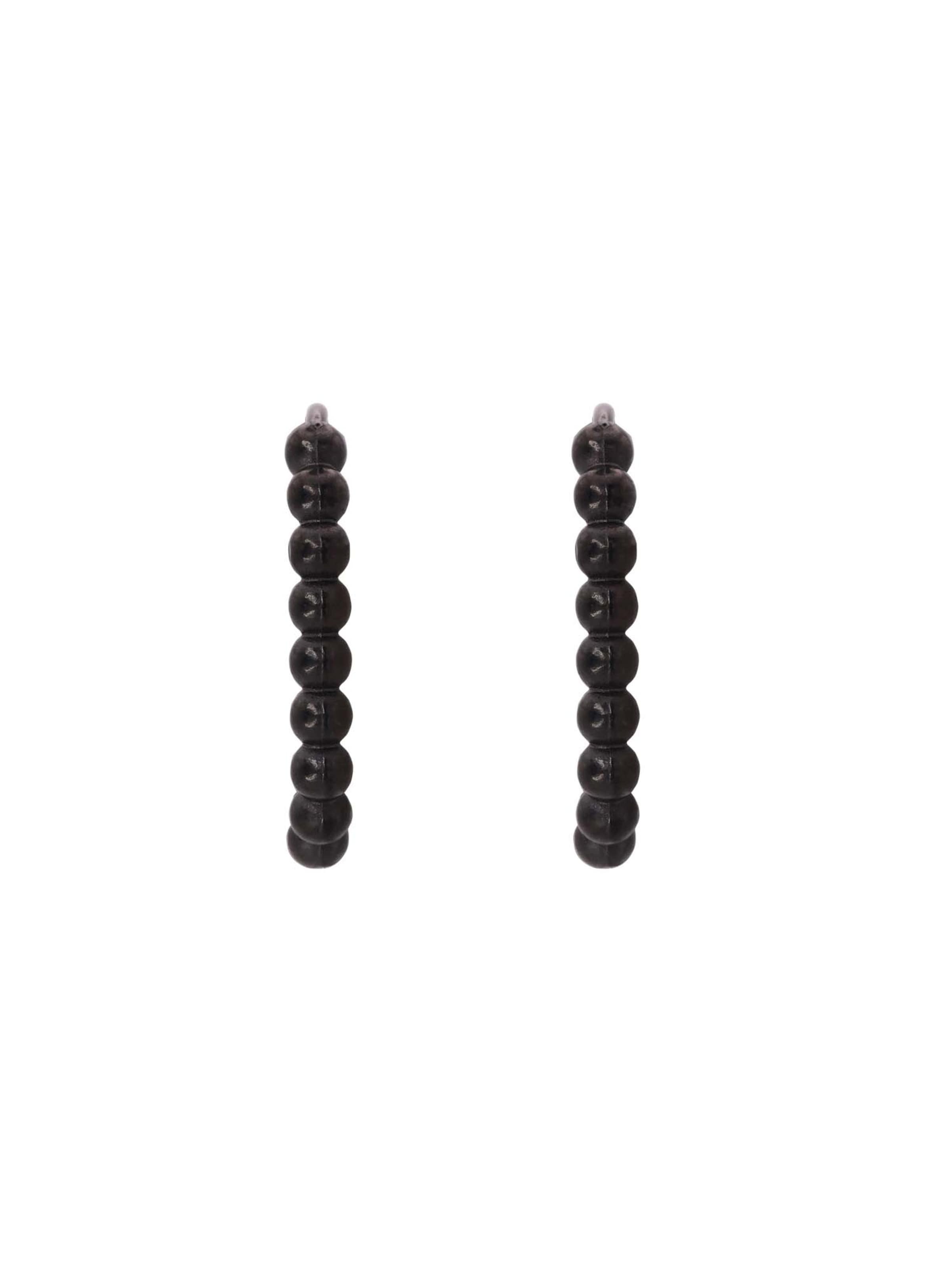 Heideman Earrings 'Maren' in Black: front