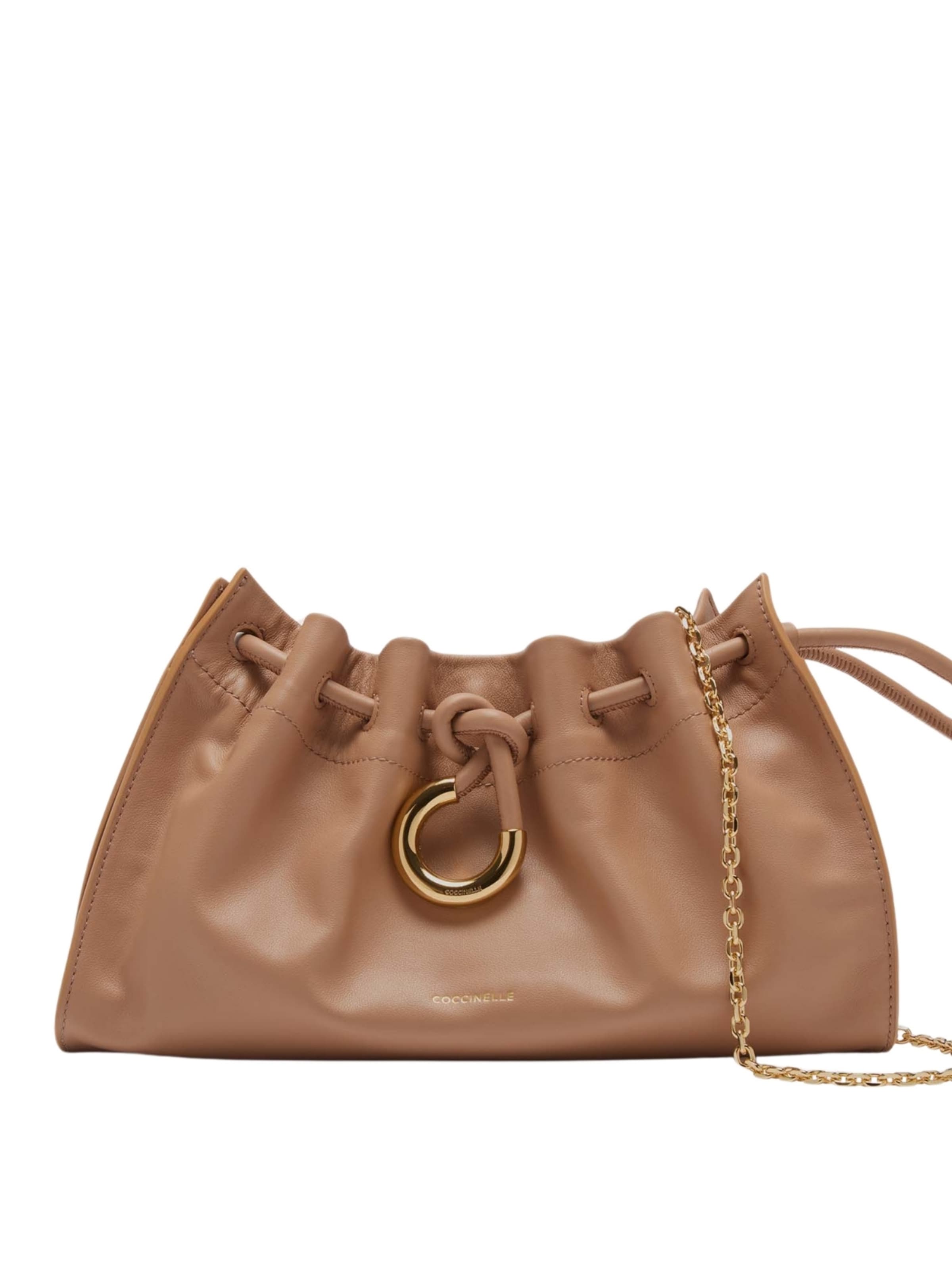 Coccinelle - Bolso de noche 'COCCINELLE ISABELA' en marrón: frente