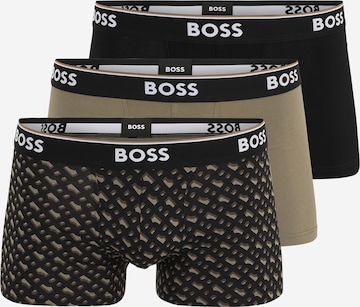 BOSS - Calzoncillo boxer 'Power' en marrón: frente